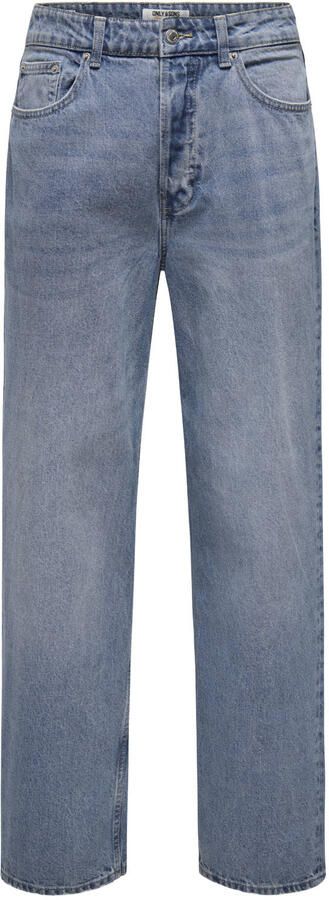 ONLY & SONS ONSFADE loose fit jeans light blue denim - Foto 2