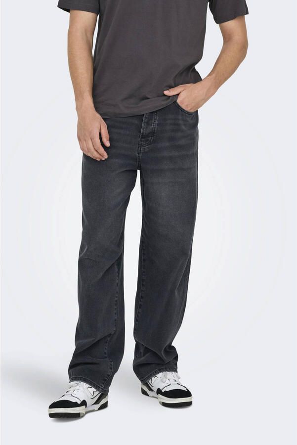 ONLY & SONS Loose fit jeans ONSFADE LOOSE BOX TAI DNM MU OTL - Foto 3