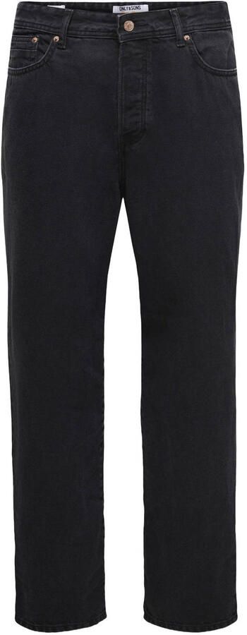 ONLY & SONS ONSFADE loose fit jeans washed black