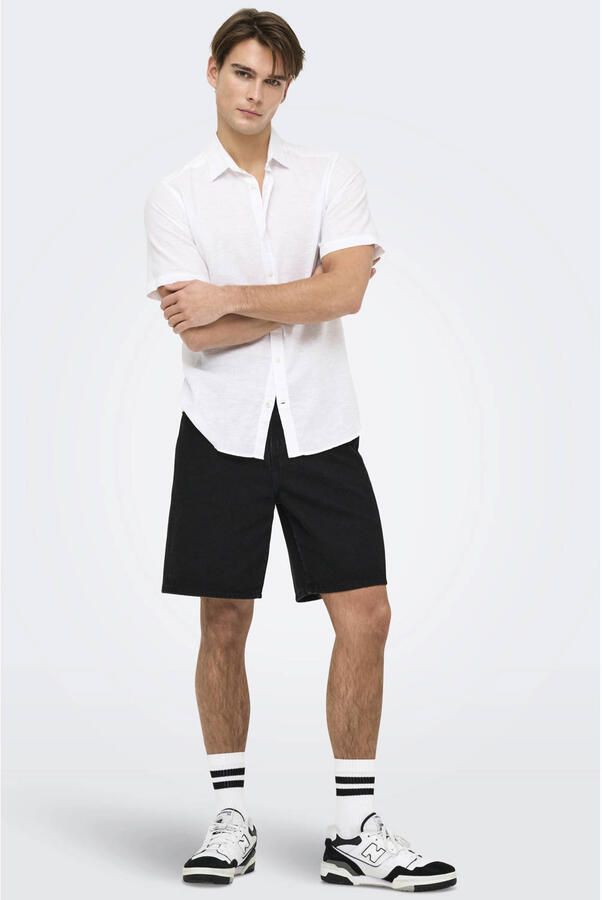 Only & Sons Korte Broek Only & Sons ONSFADE BLACK 9087 TAI DNM