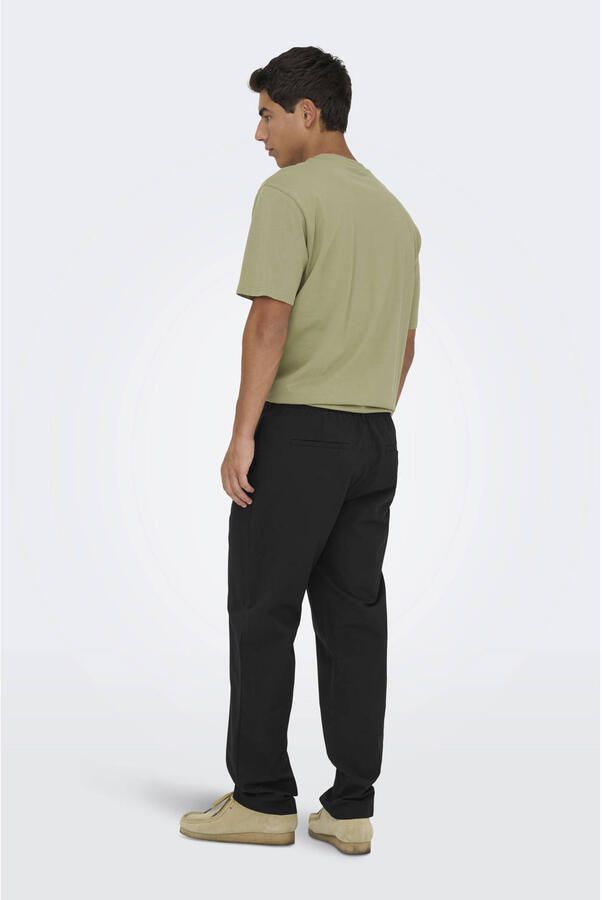 ONLY & SONS ONSFLEX tapered casual broek zwart - Foto 2
