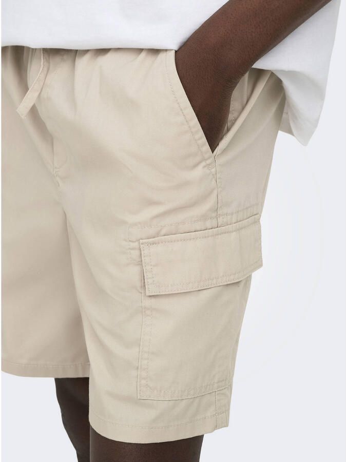 ONLY & SONS ONSKAL regular cargo short beige - Foto 2