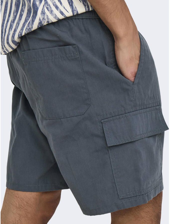 ONLY & SONS ONSKAL regular cargo short blauw - Foto 2