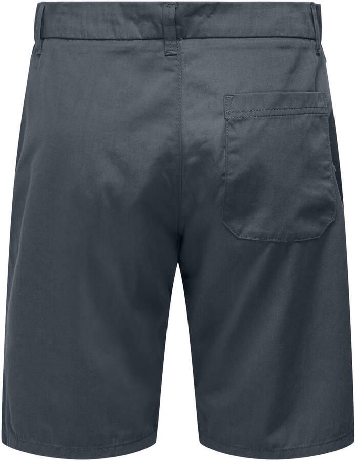 ONLY & SONS ONSKAL slim chino short grijsblauw - Foto 2