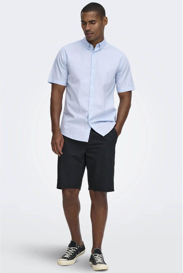 ONLY & SONS ONSKAL slim chino short zwart - Foto 3