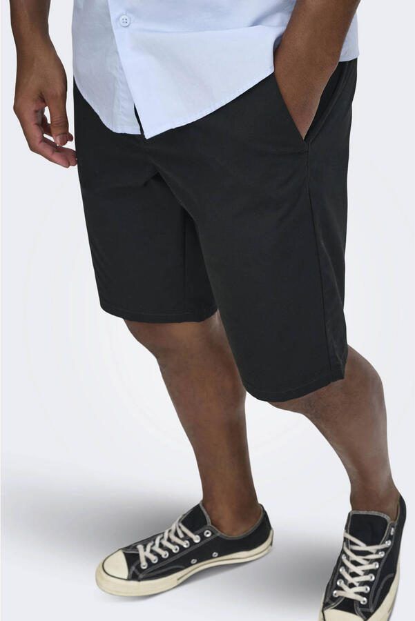 ONLY & SONS ONSKAL slim chino short zwart - Foto 2