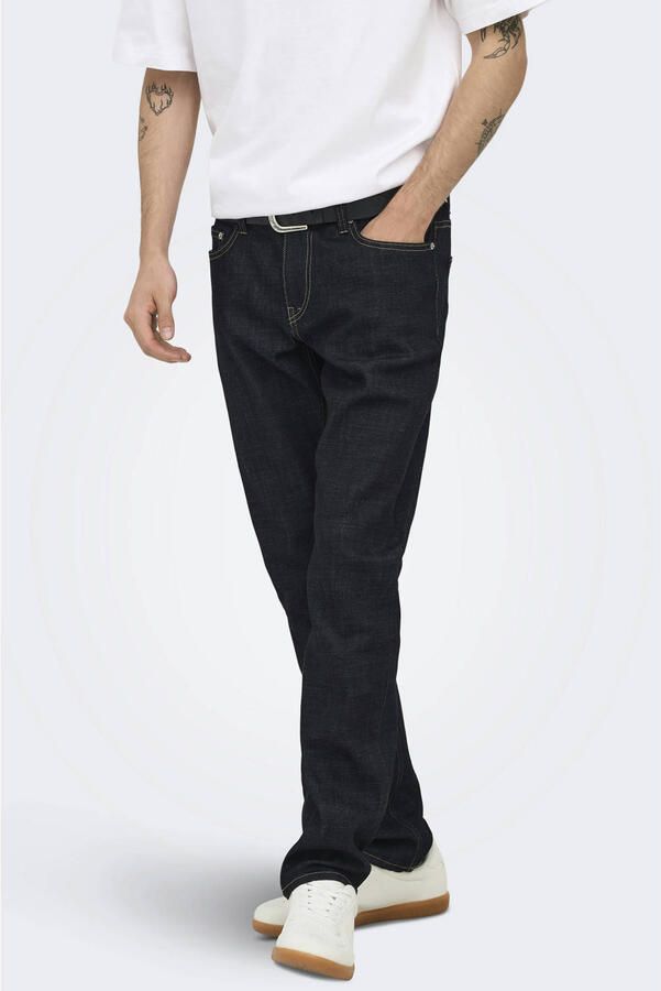 ONLY & SONS ONSLOOM slim fit jeans donkerblauw - Foto 2