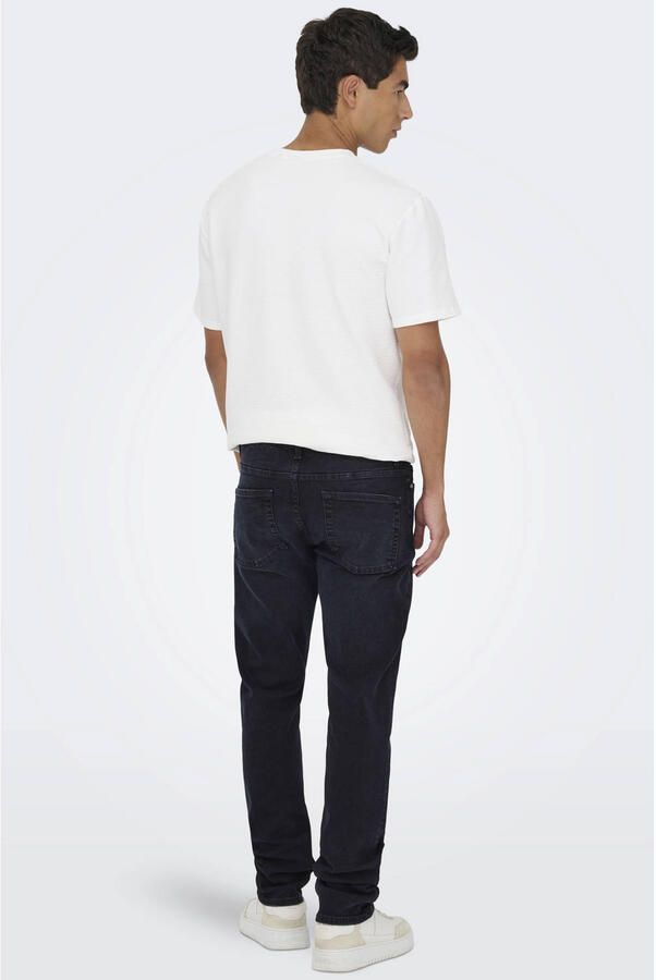 ONLY & SONS ONSLOOM slim fit jeans donkerblauw - Foto 3