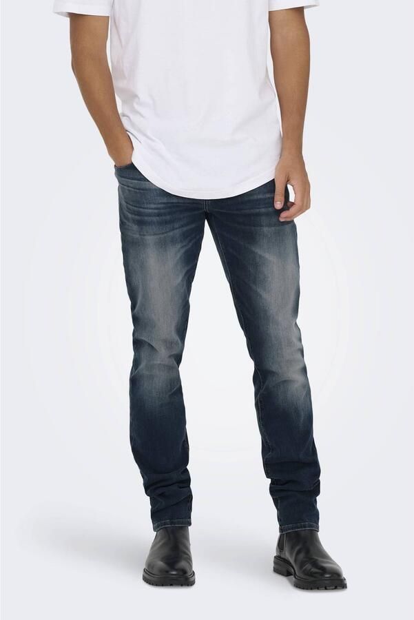 Only & Sons Slim fit jeans van katoenmix model 'LOOM'