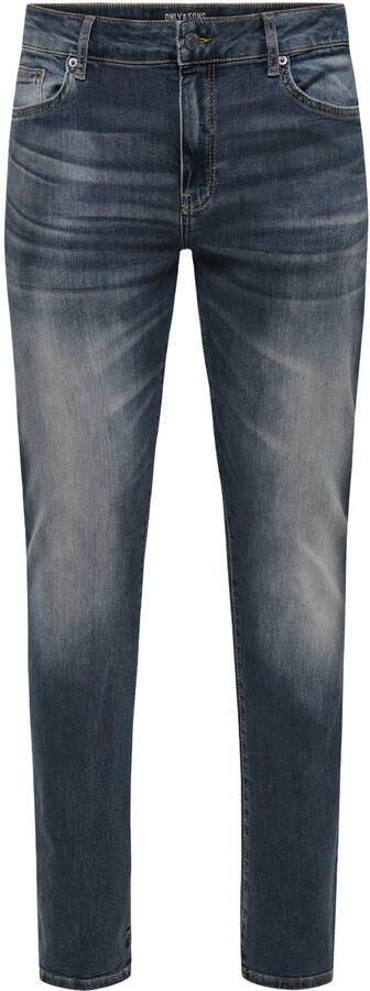 Only & Sons Slim fit jeans van katoenmix model 'LOOM' - Foto 2