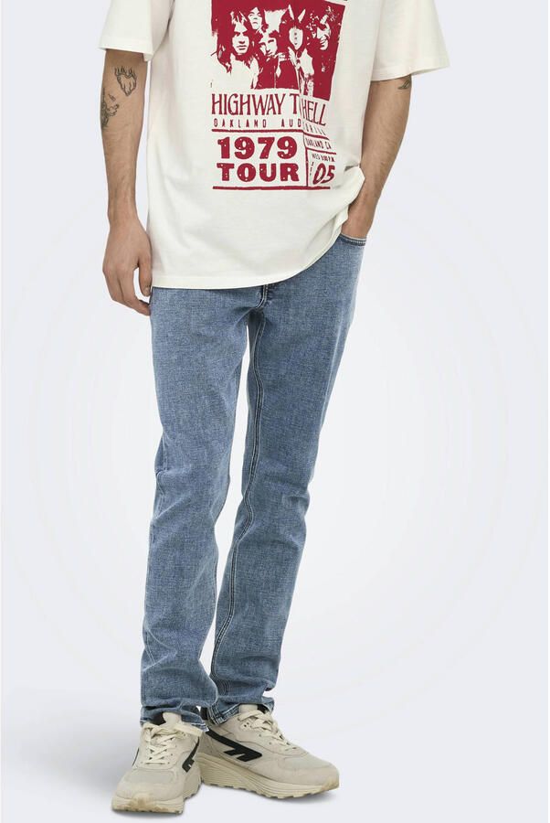 ONLY & SONS ONSLOOM slim fit jeans lichtblauw
