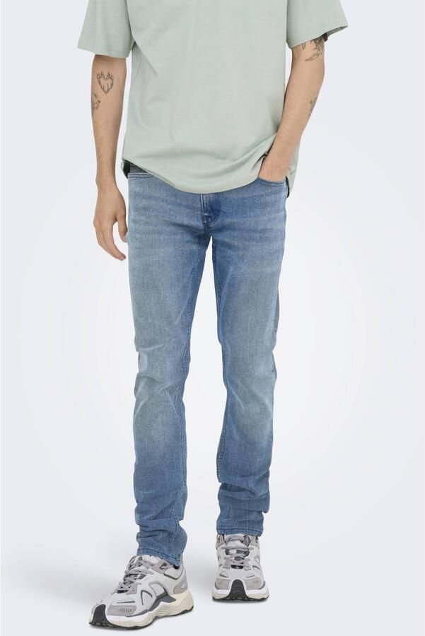 ONLY & SONS ONSLOOM slim fit jeans lichtblauw