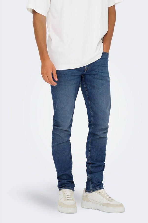 ONLY & SONS ONSLOOM slim fit jeans medium blue denim - Foto 2
