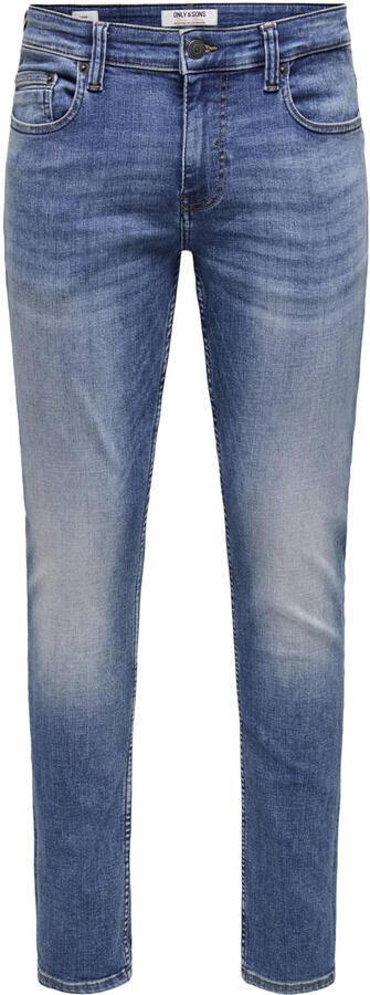 ONLY & SONS ONSLOOM slim fit jeans Medium Blue Denim - Foto 4