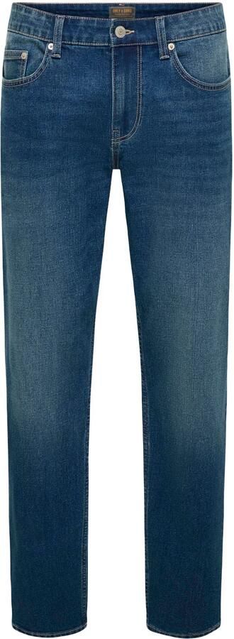 ONLY & SONS ONSLOOM slim fit jeans mediumblauw