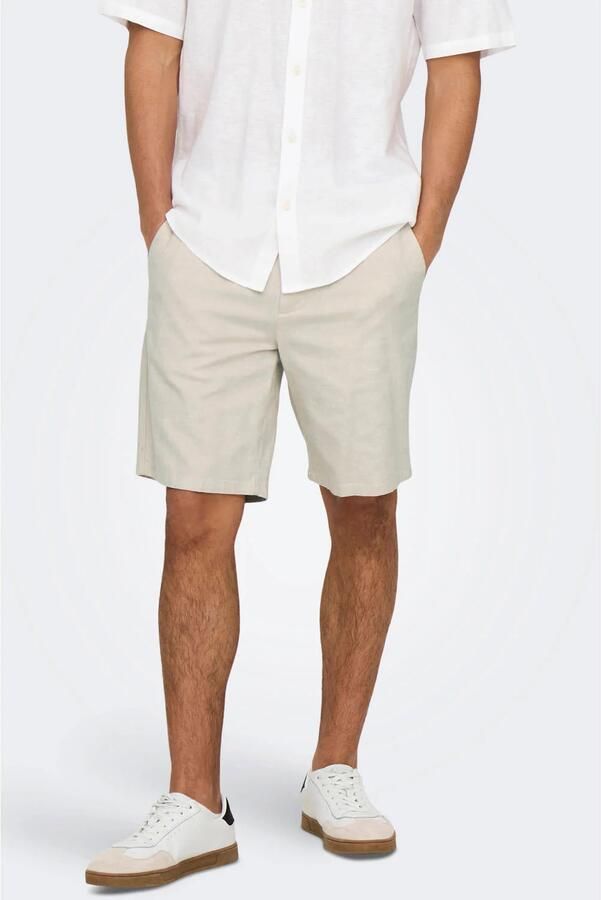 ONLY & SONS Chino-short ONSMARK 0011 COTTON LINEN SHORTS NOOS