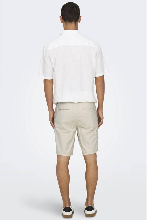 ONLY & SONS Chino-short ONSMARK 0011 COTTON LINEN SHORTS NOOS - Foto 2