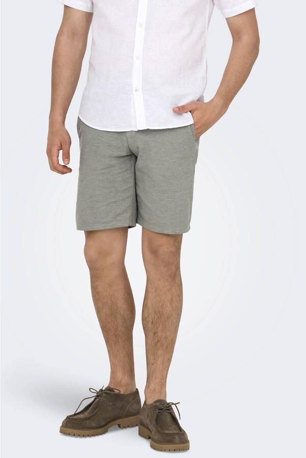 ONLY & SONS Chino-short ONSMARK 0011 COTTON LINEN SHORTS NOOS