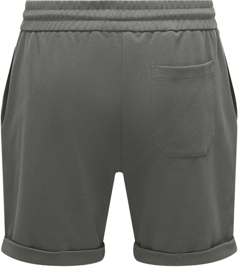 Only & Sons regular fit sweatshorts met viscose model 'NEWKODYL'
