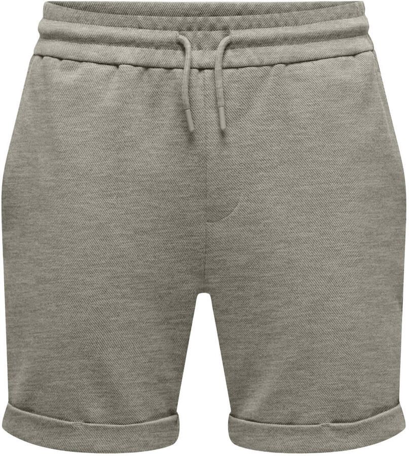 Only & Sons regular fit sweatshorts met viscose model 'NEWKODYL'