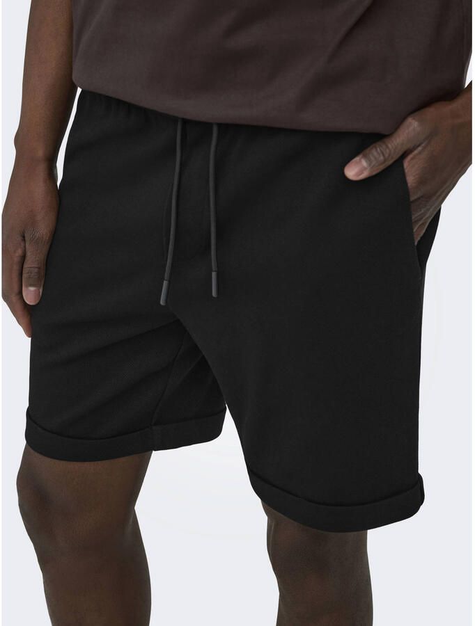 Only & Sons Regular fit sweatshorts met viscose model 'NEW KODYL' - Foto 2