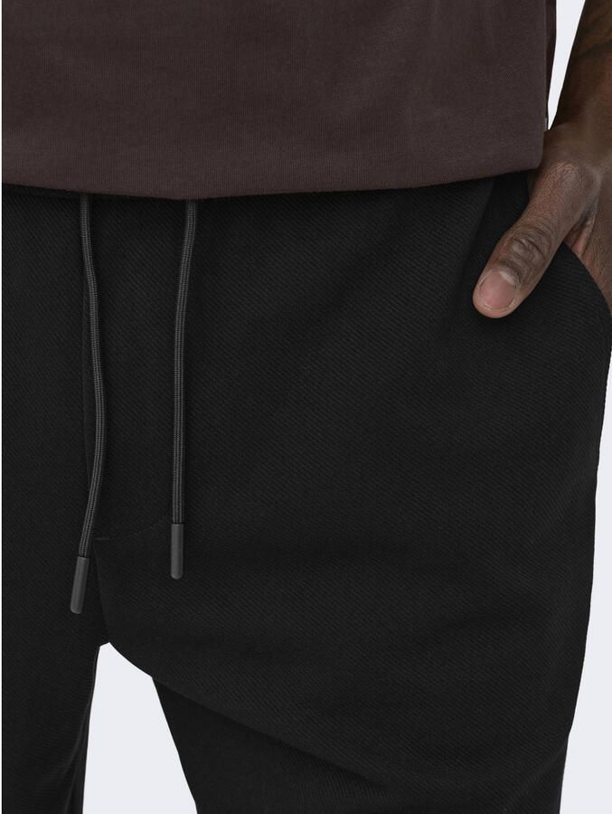 Only & Sons Regular fit sweatshorts met viscose model 'NEW KODYL' - Foto 3