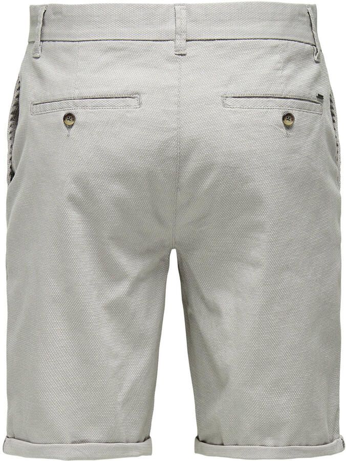 ONLY & SONS ONSPETER regular chino short grijs - Foto 2