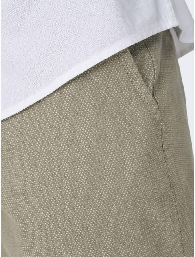 ONLY & SONS ONSPETER regular chino short lichtkaki - Foto 2