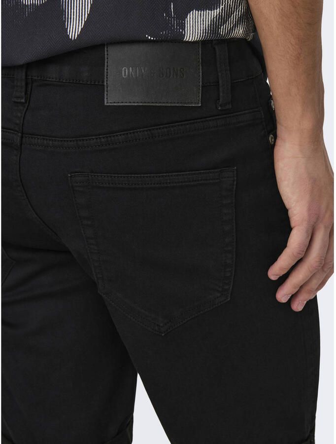 ONLY & SONS denim regular denim short ONSPLY black denim - Foto 2