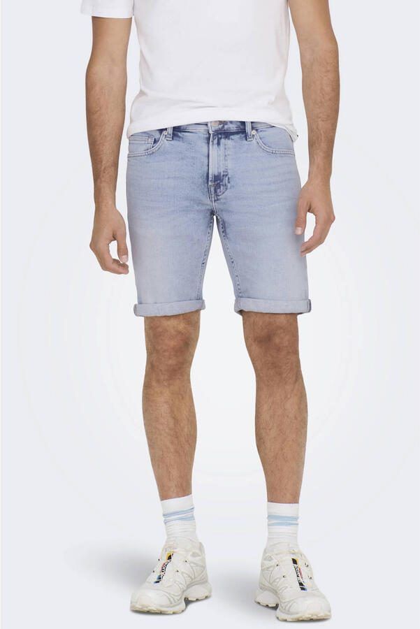ONLY & SONS Jeansshort ONSPLY LIGHT BLUE 5189 SHORTS DNM NOOS