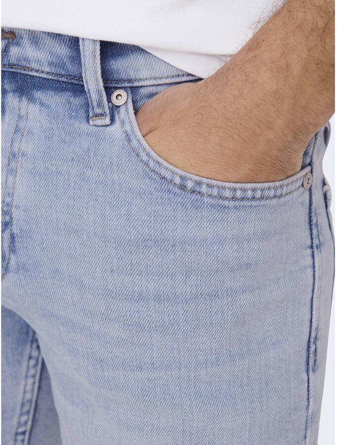 ONLY & SONS Jeansshort ONSPLY LIGHT BLUE 5189 SHORTS DNM NOOS - Foto 3