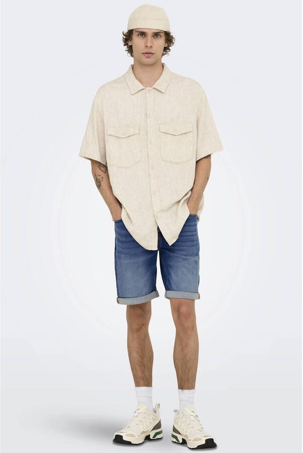 ONLY & SONS ONSPLY denim regular short medium blue denim - Foto 2