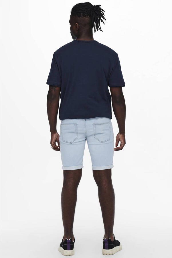 ONLY & SONS Jeansshort ONSPLY LIGHT BLUE 5189 SHORTS DNM NOOS - Foto 3