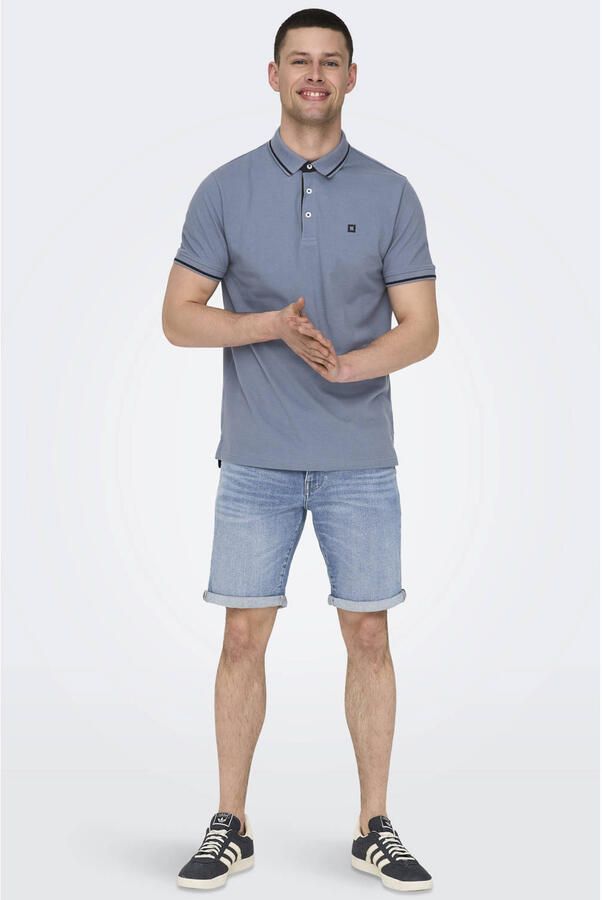 Only & Sons Korte regular fit jeans in 5-pocketmodel model 'PLY' - Foto 3