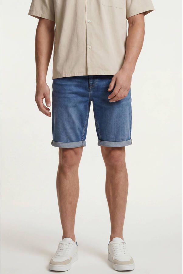 ONLY & SONS ONSPLY regular denim short medium blue denim