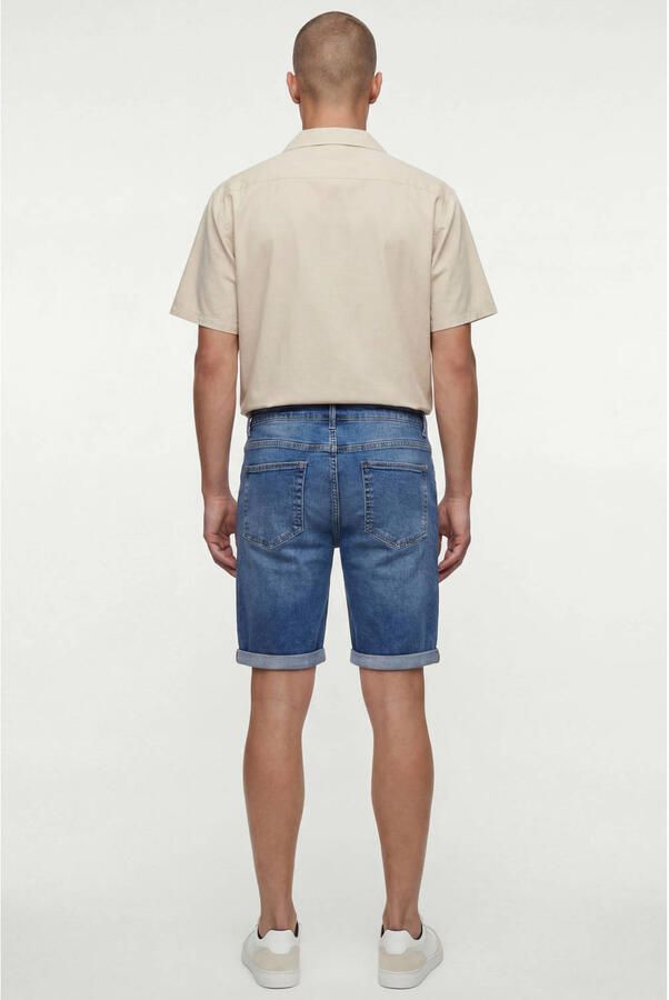 ONLY & SONS ONSPLY regular denim short medium blue denim - Foto 3