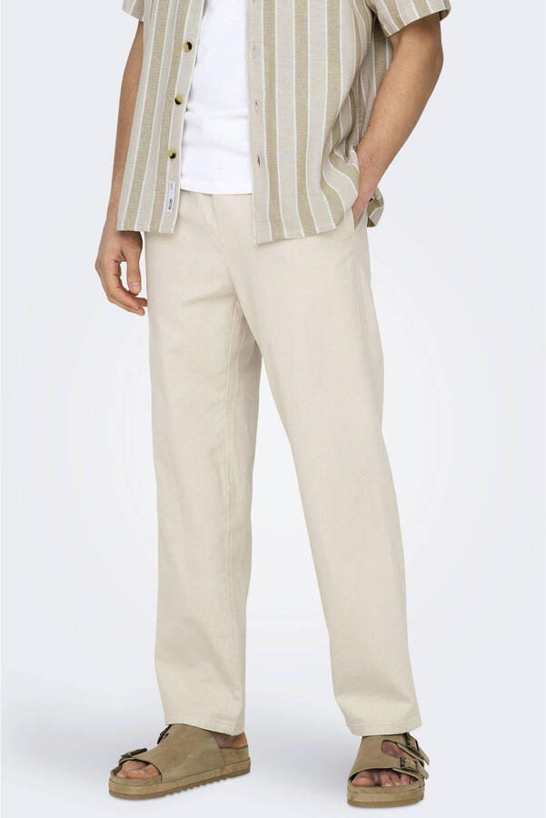Only & Sons Straight leg broeken Only & Sons ONSSINUS LOOSE 0007 COT LIN - Foto 2