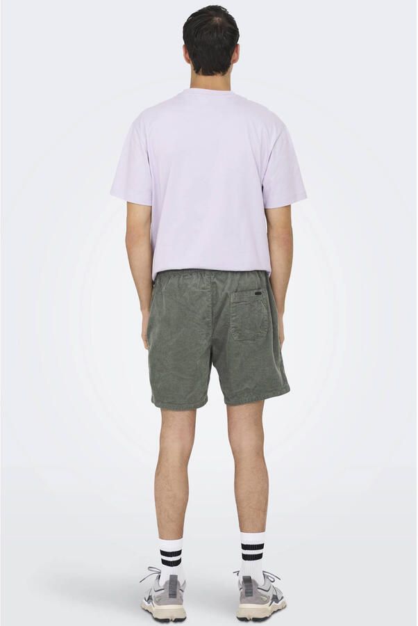 ONLY & SONS ONSTEL regular casual short rib gebreid groen - Foto 3