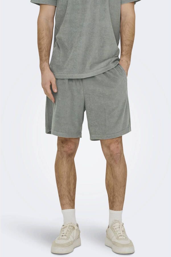 ONLY & SONS ONSTELLAS regular casual short grijsgroen