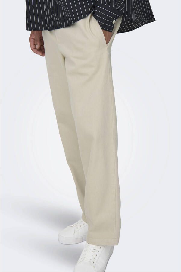 ONLY & SONS ONSTIMES casual broek beige - Foto 3