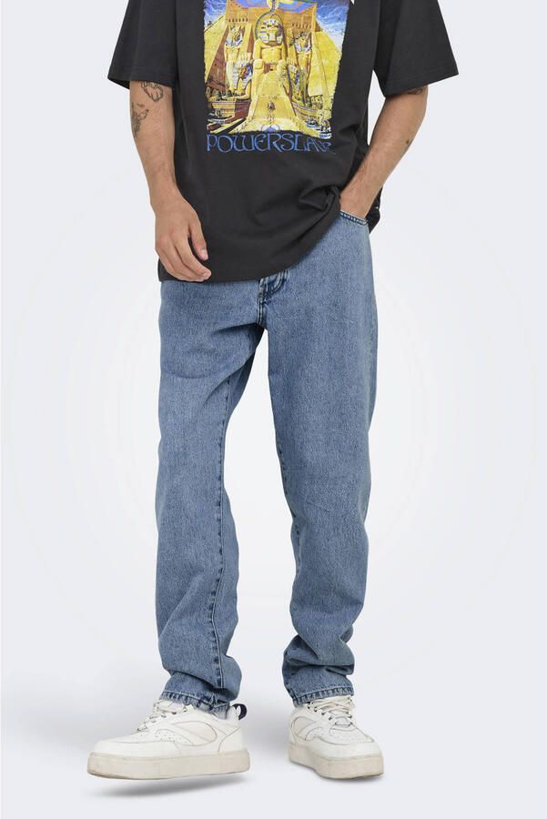 ONLY & SONS ONSTYE loose fit jeans medium blue denim