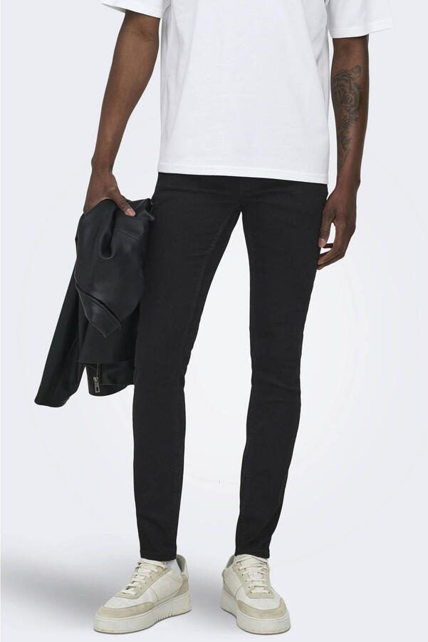 ONLY & SONS ONSWARP skinny jeans black denim