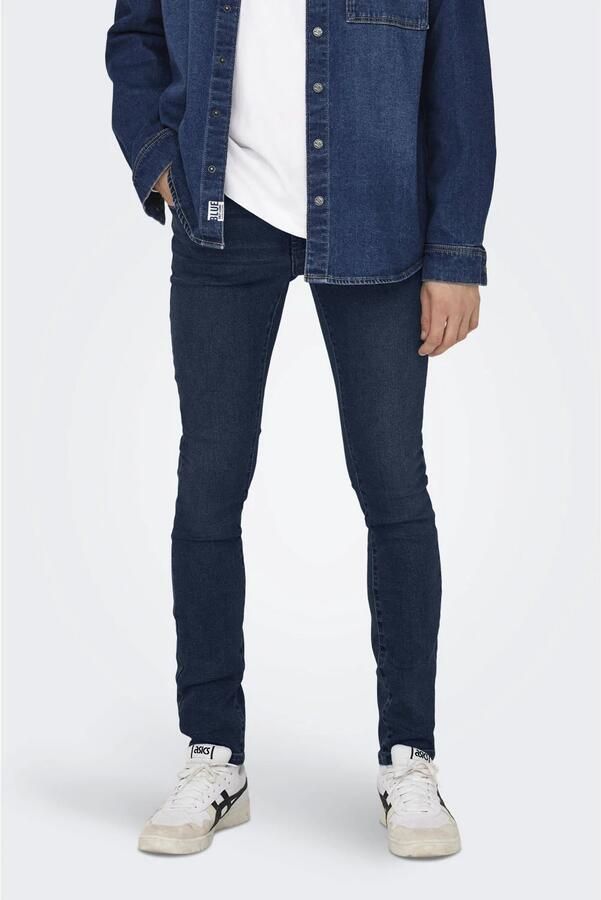 ONLY & SONS ONSWARP skinny jeans dark blue denim - Foto 2