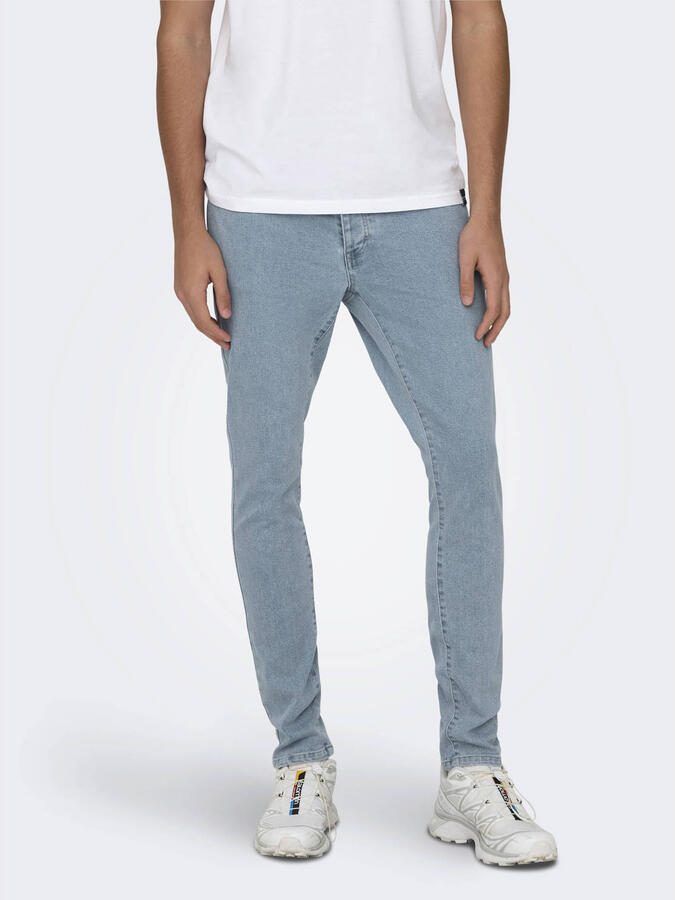 ONLY & SONS skinny jeans ONSWARP 7985 light blue denim