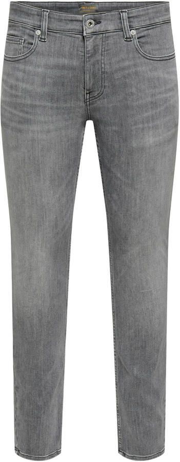 ONLY & SONS ONSWARP skinny jeans mediumgrijs