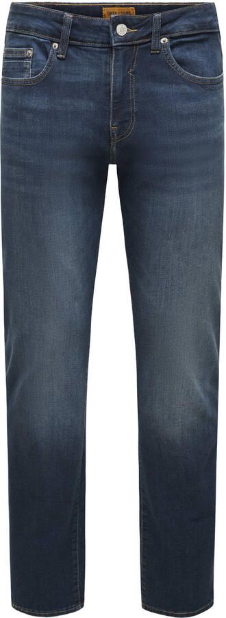 Only & Sons straight fit jeans van katoenmix model 'WEFT' - Foto 3