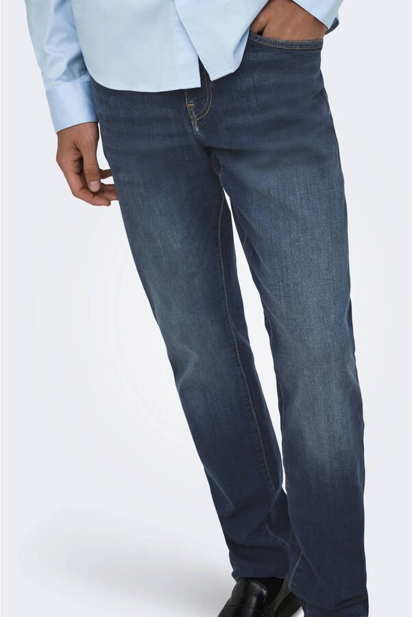 Only & Sons straight fit jeans van katoenmix model 'WEFT' - Foto 2