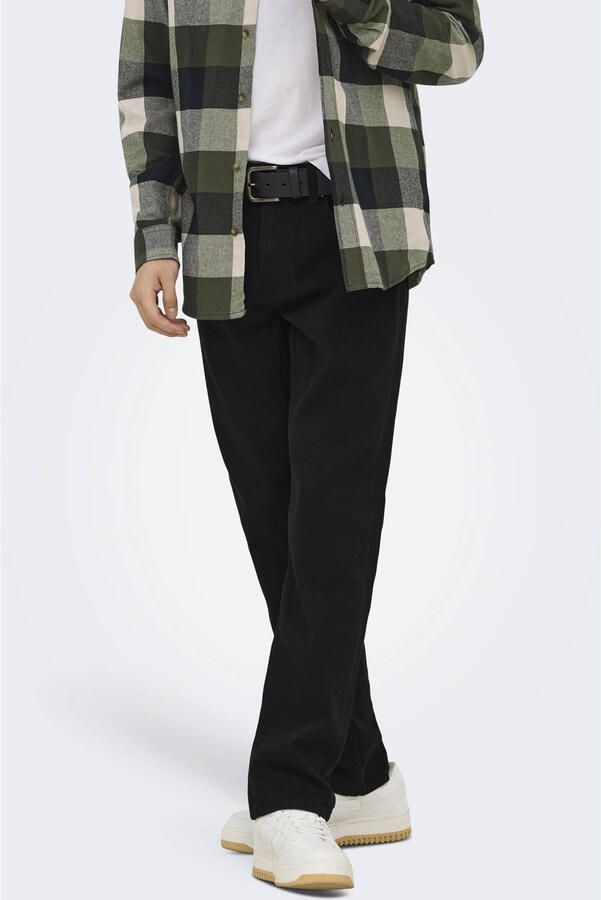 Only & Sons Regular fit jeans van katoenmix model 'WEFT'