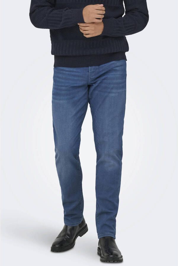 ONLY & SONS ONSWEFT regular fit jeans dark medium blue denim