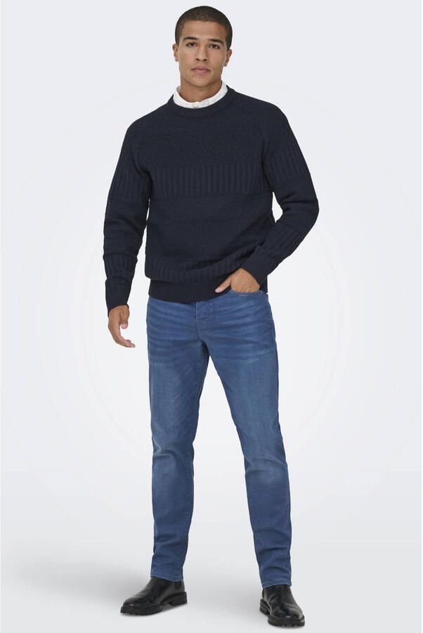 ONLY & SONS ONSWEFT regular fit jeans dark medium blue denim - Foto 2